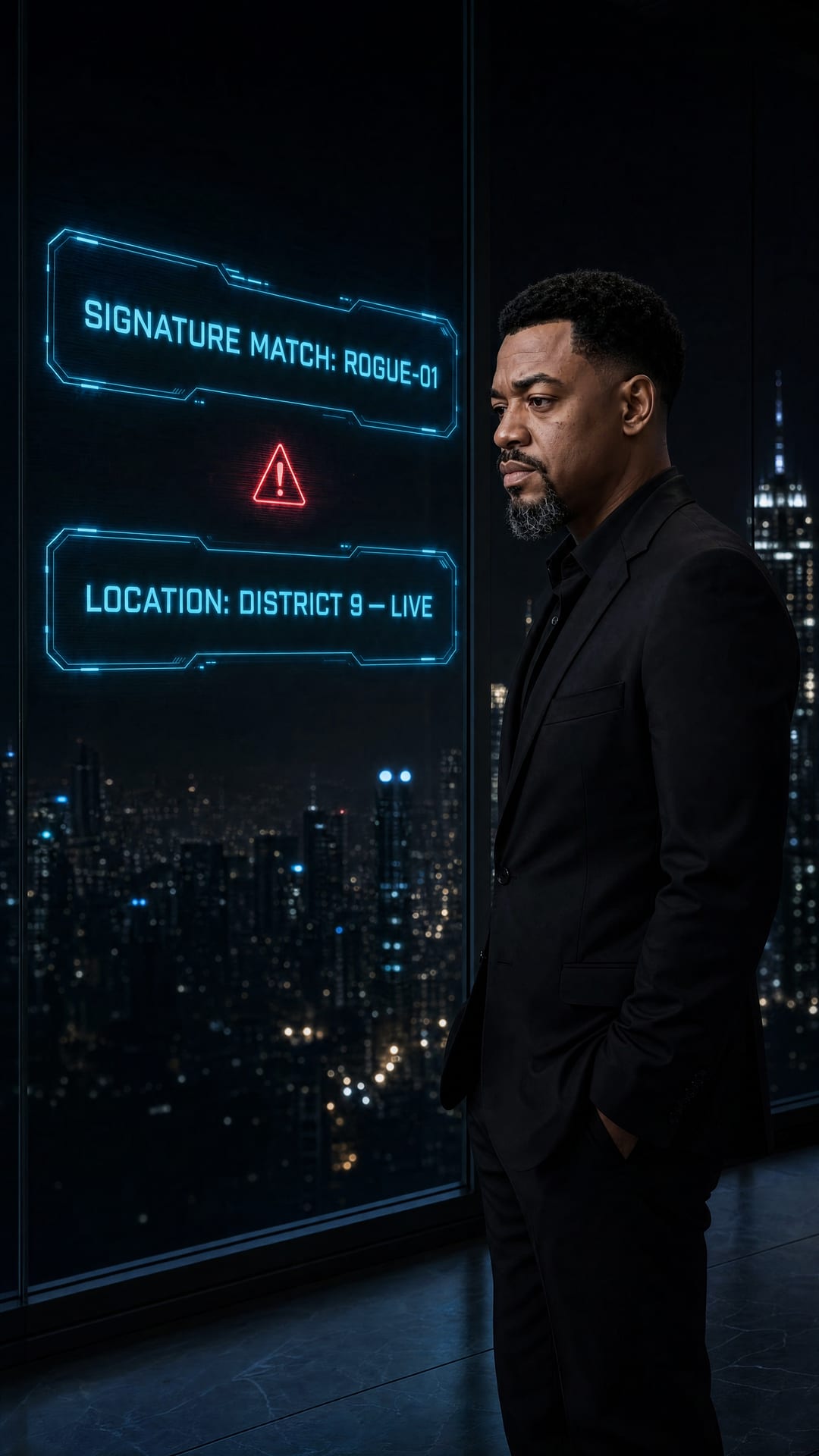 THE ALERT — the key-visual board