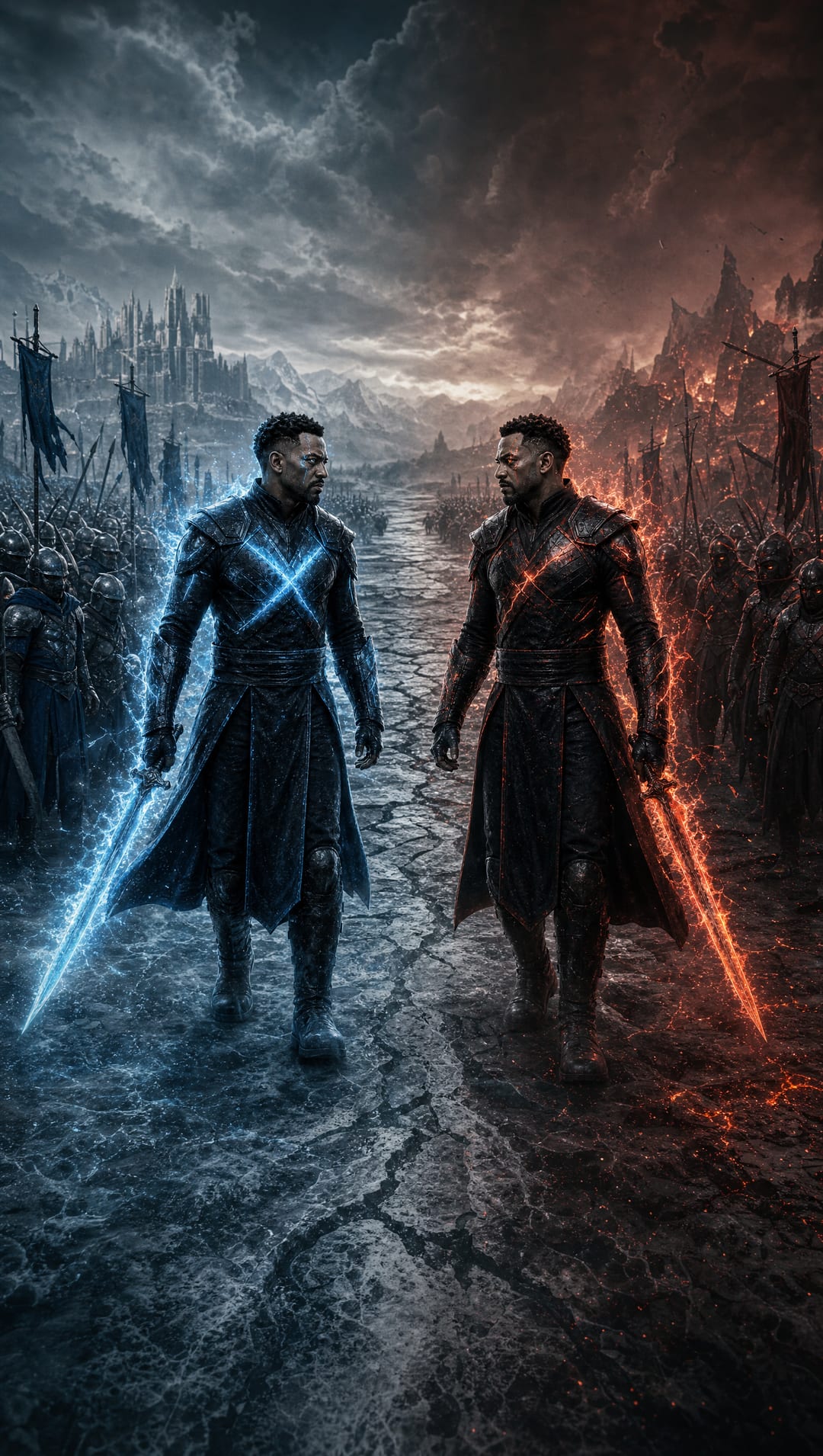 The Severed twins — BLUE & RED bibles — reference frame