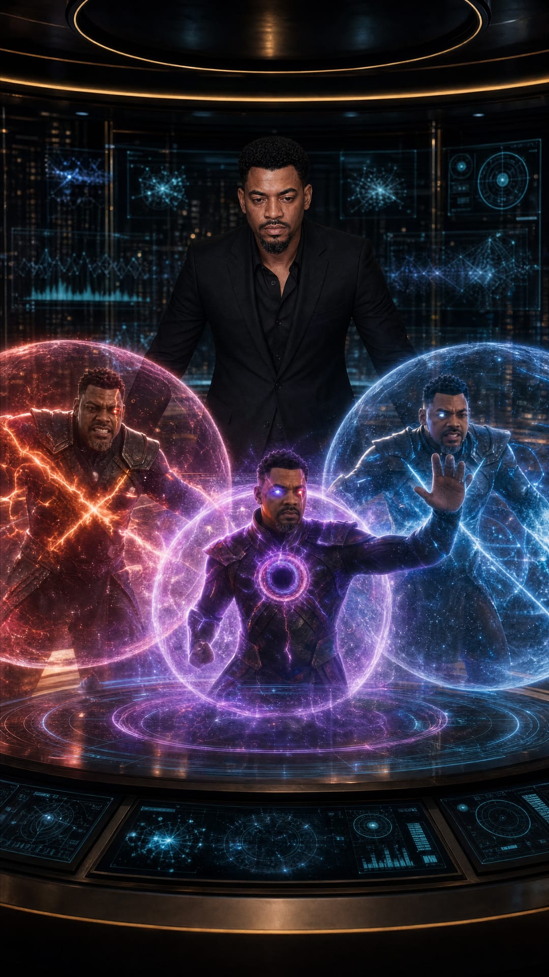 THE REPLAY — the key-visual board