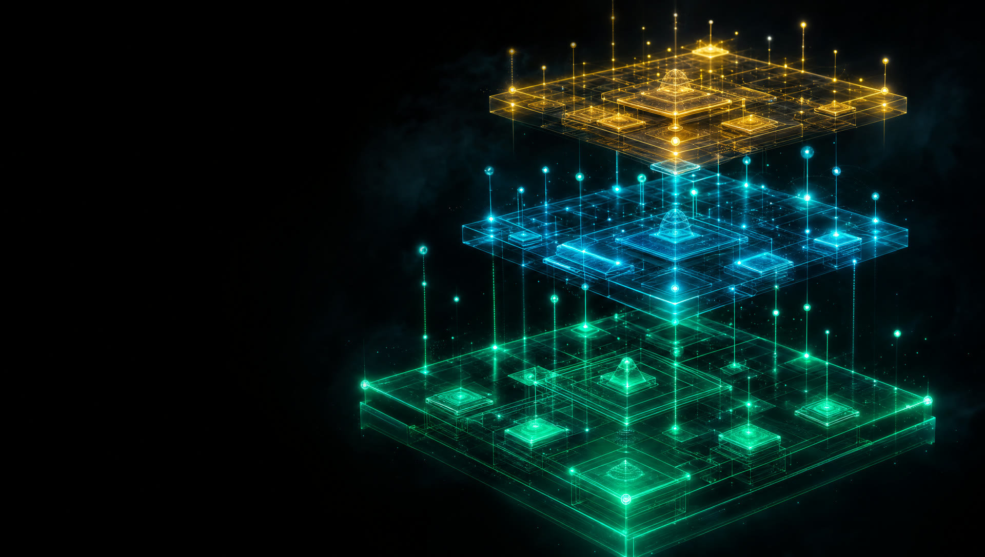 Three ascending tier platforms — Toolkit, Operator, Elite