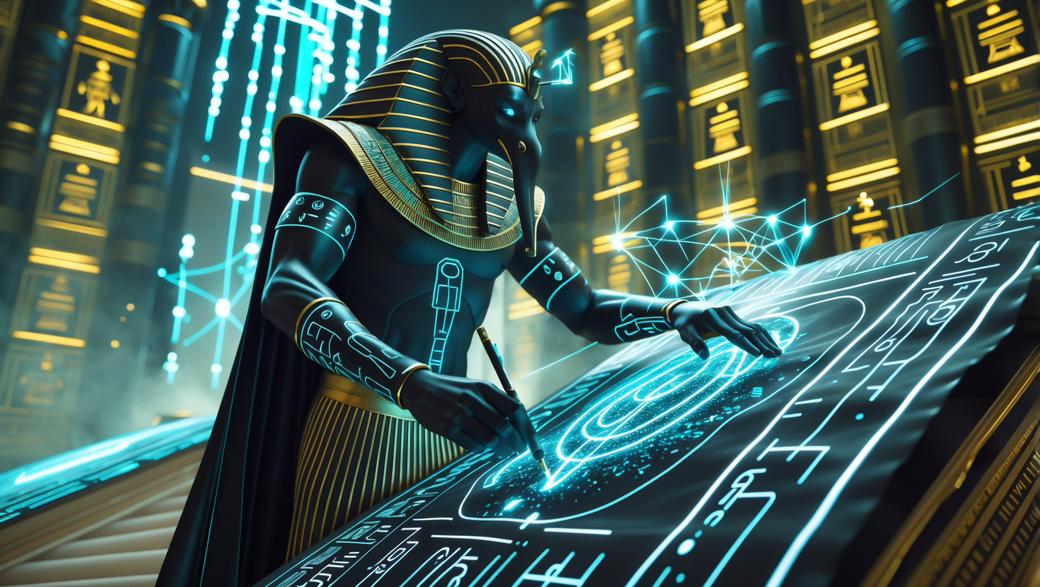 Thoth and the Akashic Records: When the Scribe Meets the Library