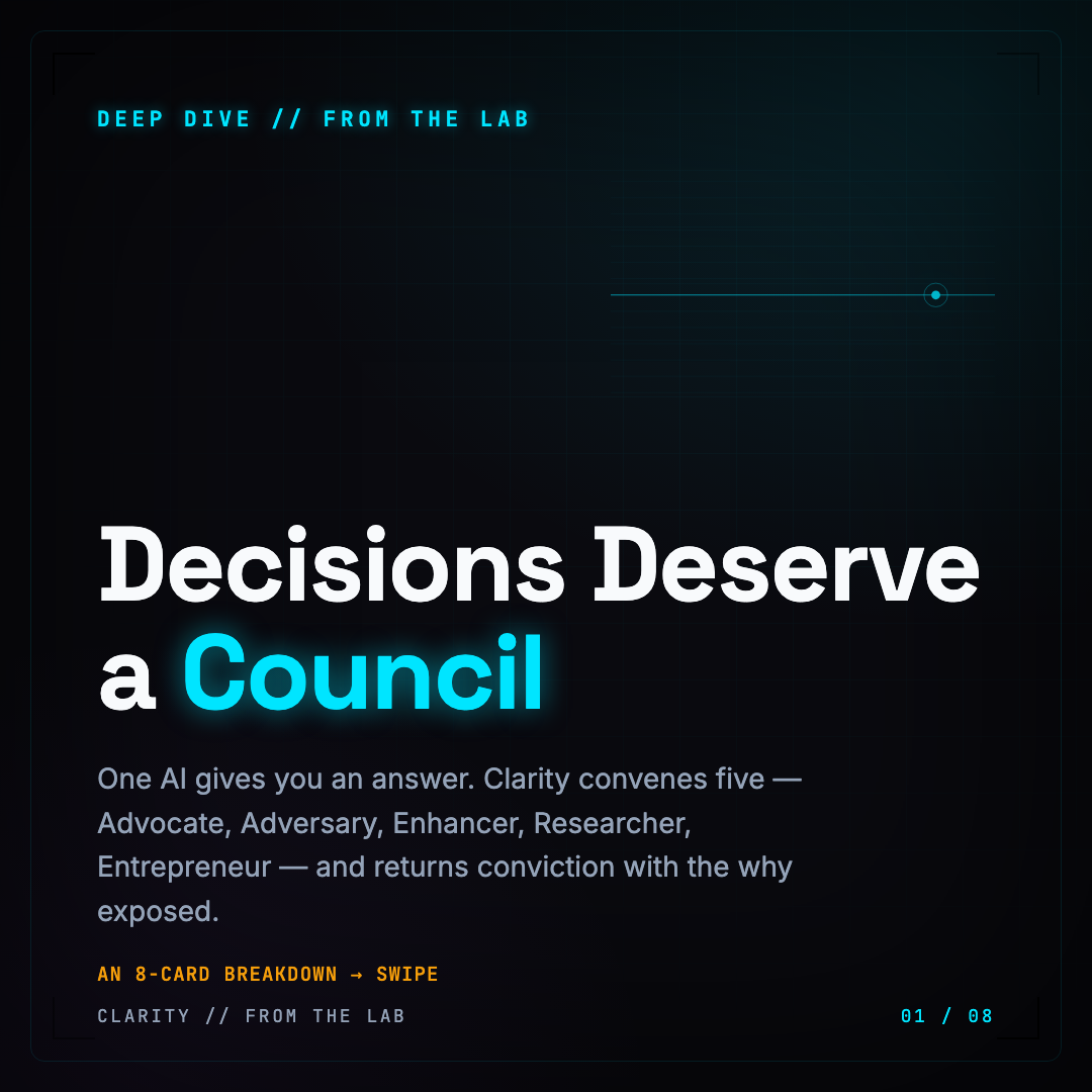 Clarity: The Decision Laboratory
