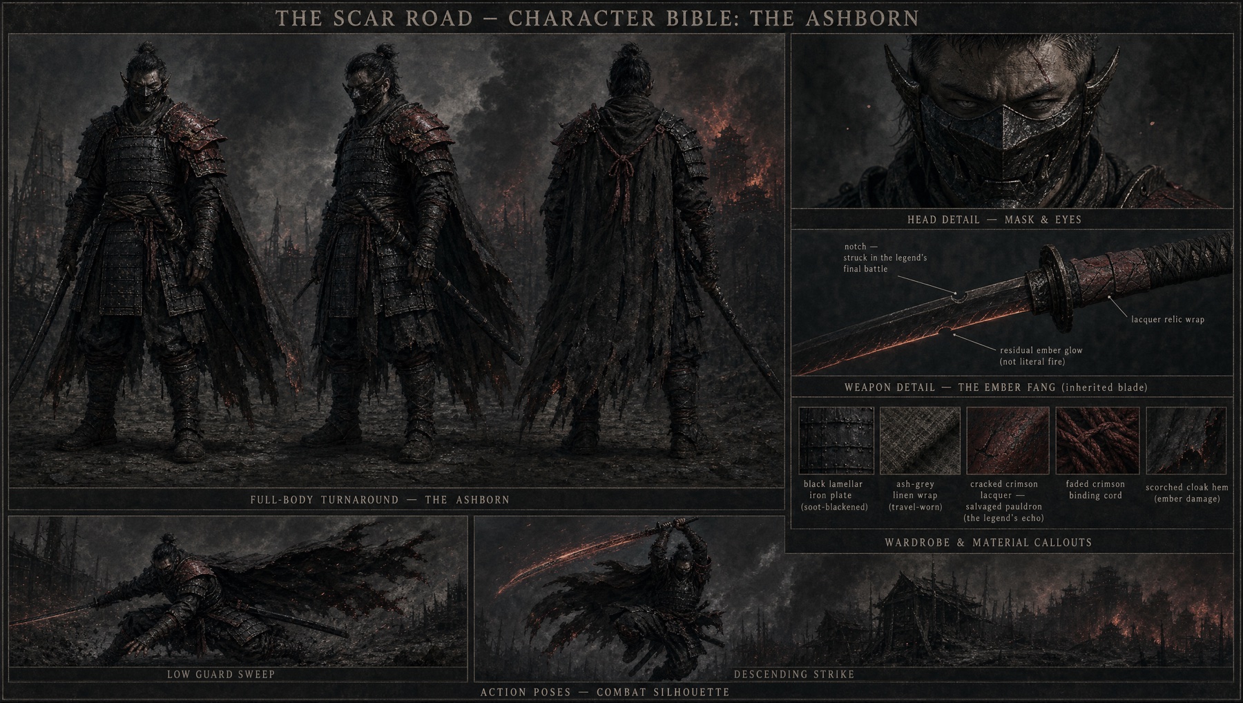 Sonnet 5 character sheet — The Ashborn