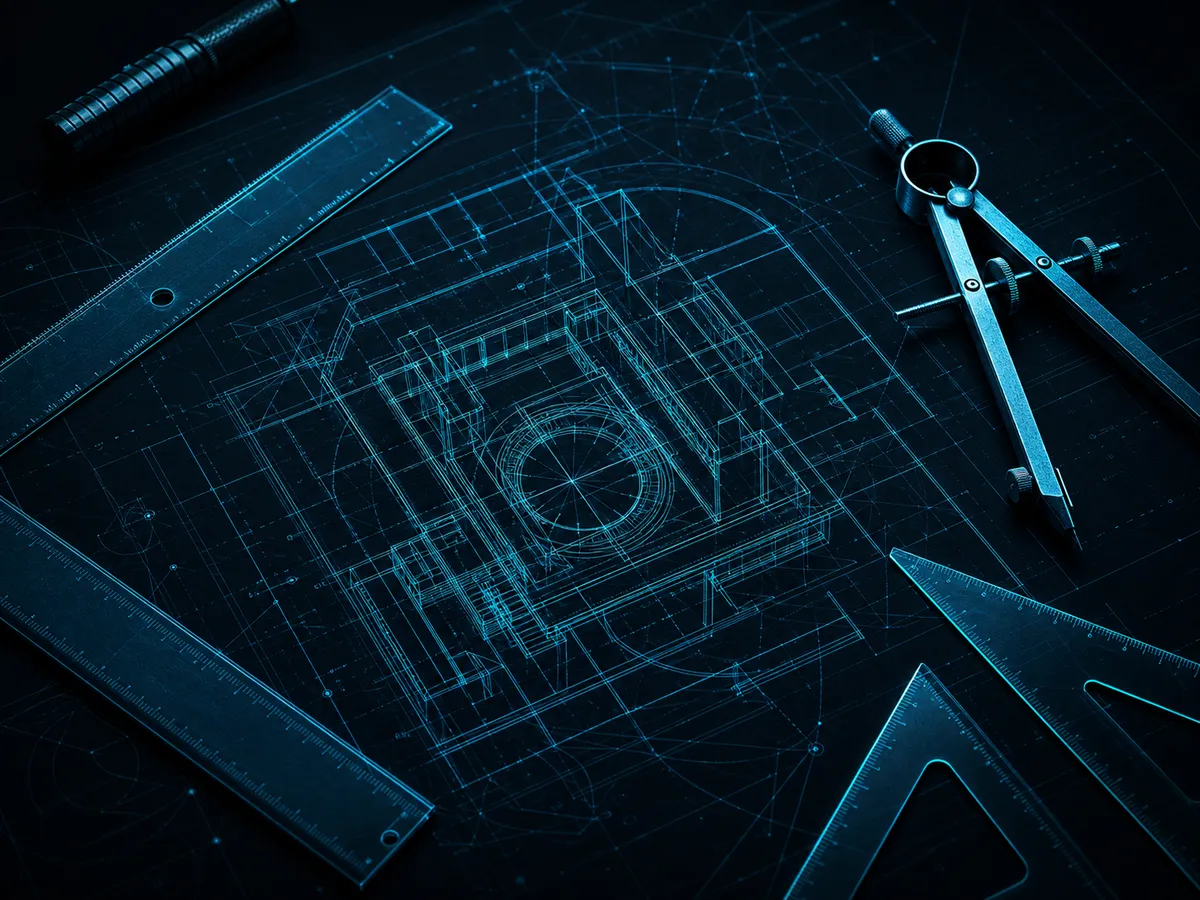 Blueprint card art
